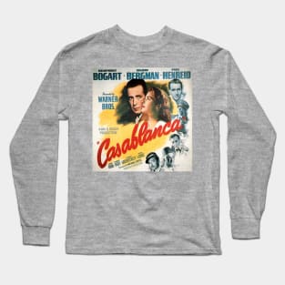 Classic Movie Poster - Casablanca Long Sleeve T-Shirt